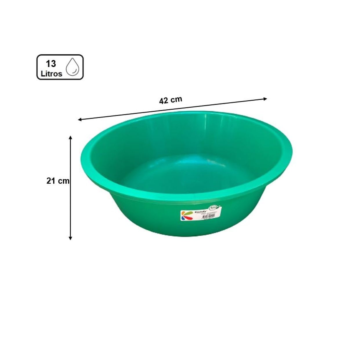 KENDY - Lavatorio Fuente Plastico 13 lts