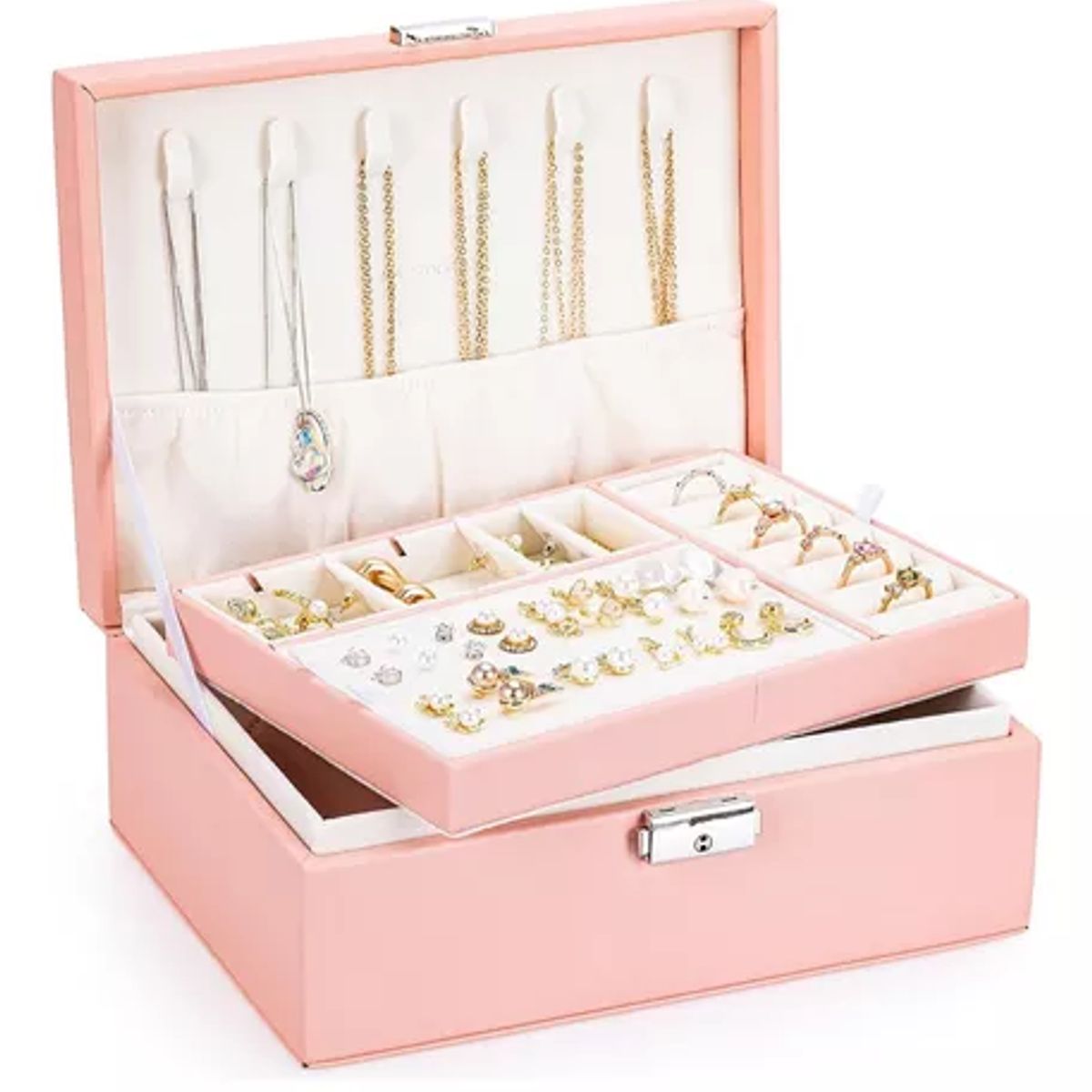 GENERICO - Maletín Joyero Organizador De Joyas Aretes