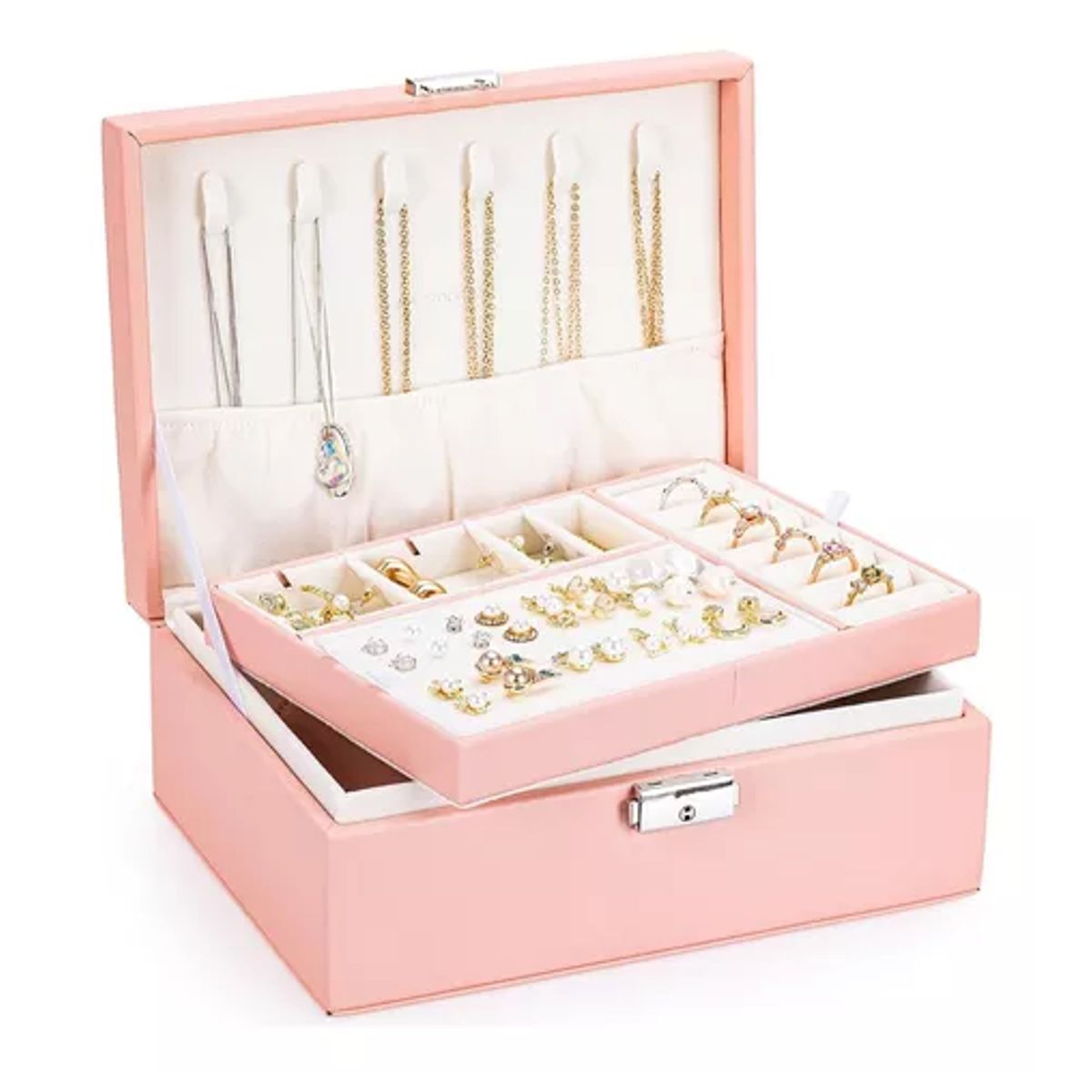GENERICO - Maletín Joyero Organizador De Joyas Aretes