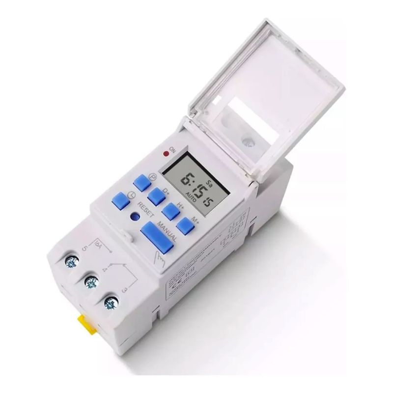 MUNDO MAGIA - Temporizador Digital Programable 220v Riel Din-