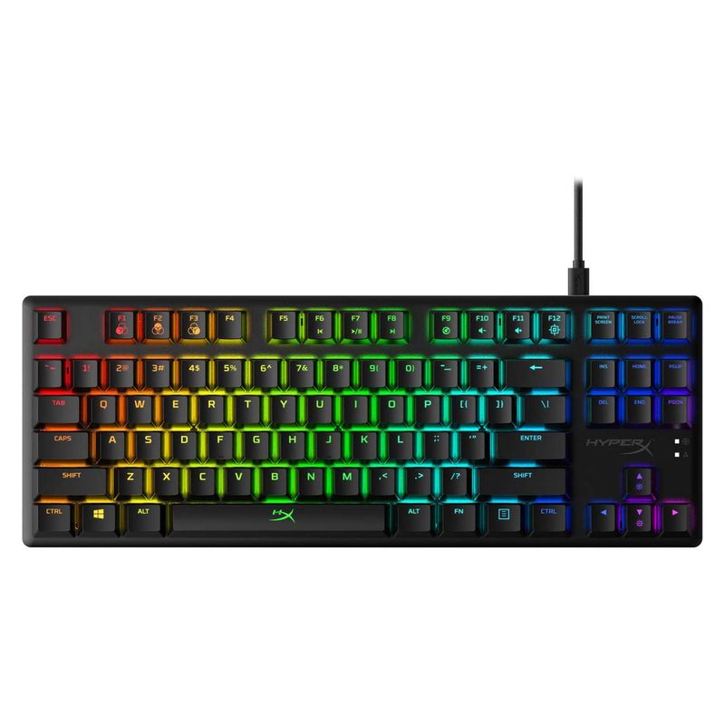 HYPERX - Teclado Gamer HyperX Alloy Origins Core RGB TKL Switch Blue Negro