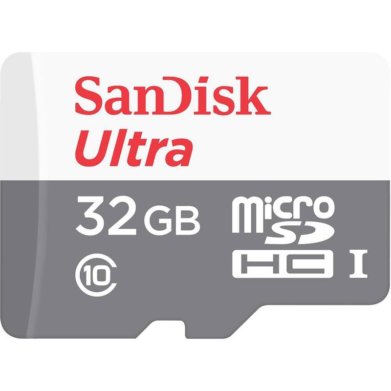 SANDISK - Memoria MicroSDHC 32GB Sandisk, Clase 10 con Adaptador SD
