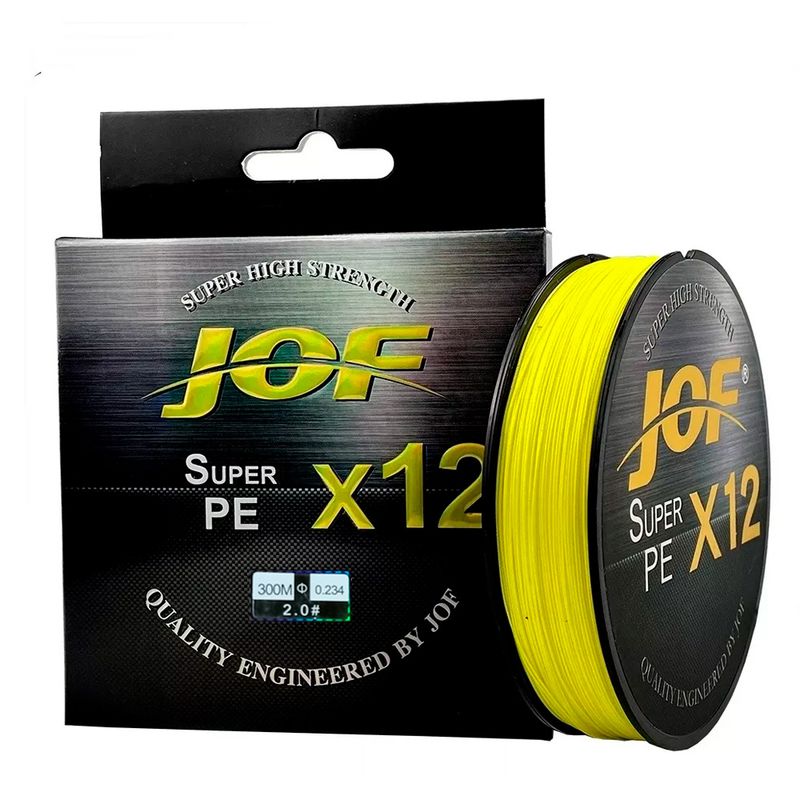 GENERICO - HILO PESCA MULTIFILAMENTO JOF x 12 Hebras 0.23mm 100m
