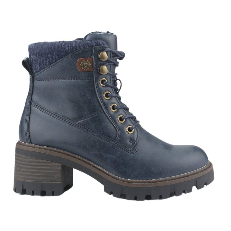 CHALADA - Botin Mujer Azul Marino Casual Chalada Sindy-1