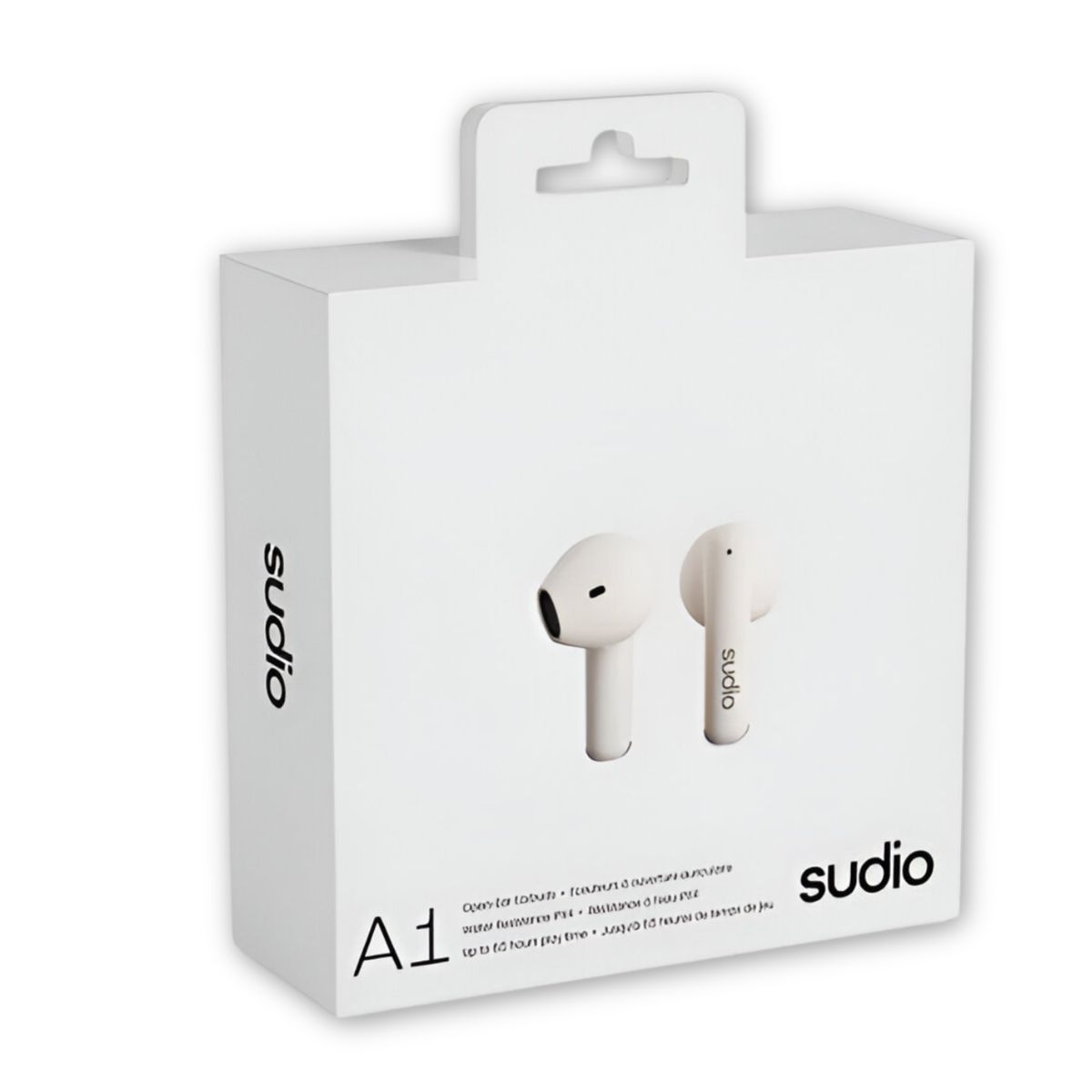 SUDIO - Audífonos Sudio Premium Line Earphones A1 TWS MIDNIGHT WHITE