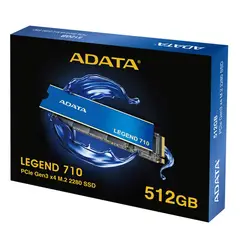 ADATA - Unidad SSD Legend 710, 512GB, PCIe Gen3 x4 M.2 2280