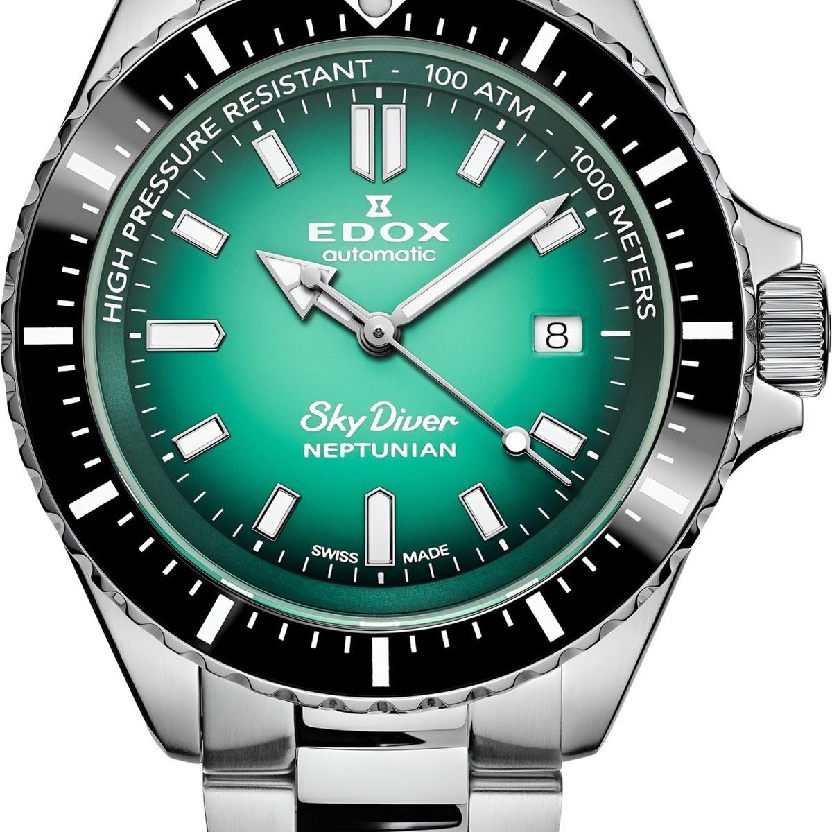 EDOX - Reloj Edox Neptunian Automatic Hombre Verde