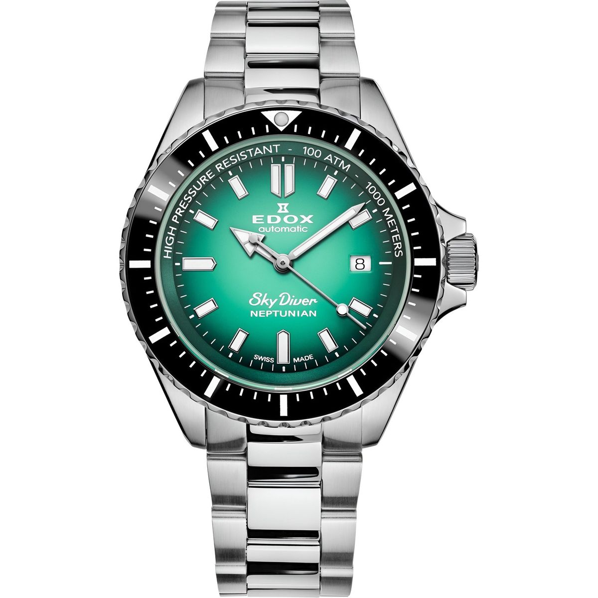 EDOX - Reloj Edox Neptunian Automatic Hombre Verde