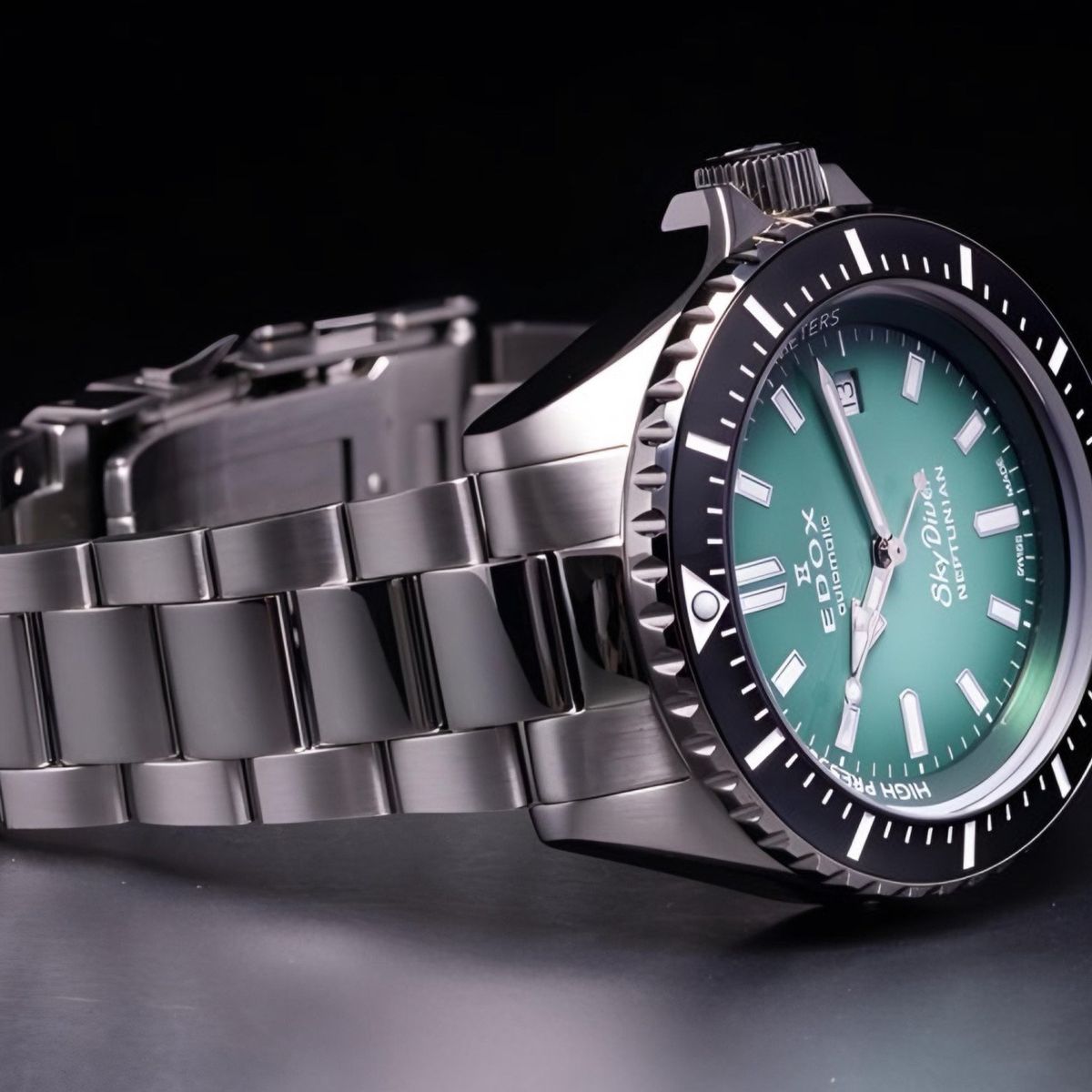 EDOX - Reloj Edox Neptunian Automatic Hombre Verde