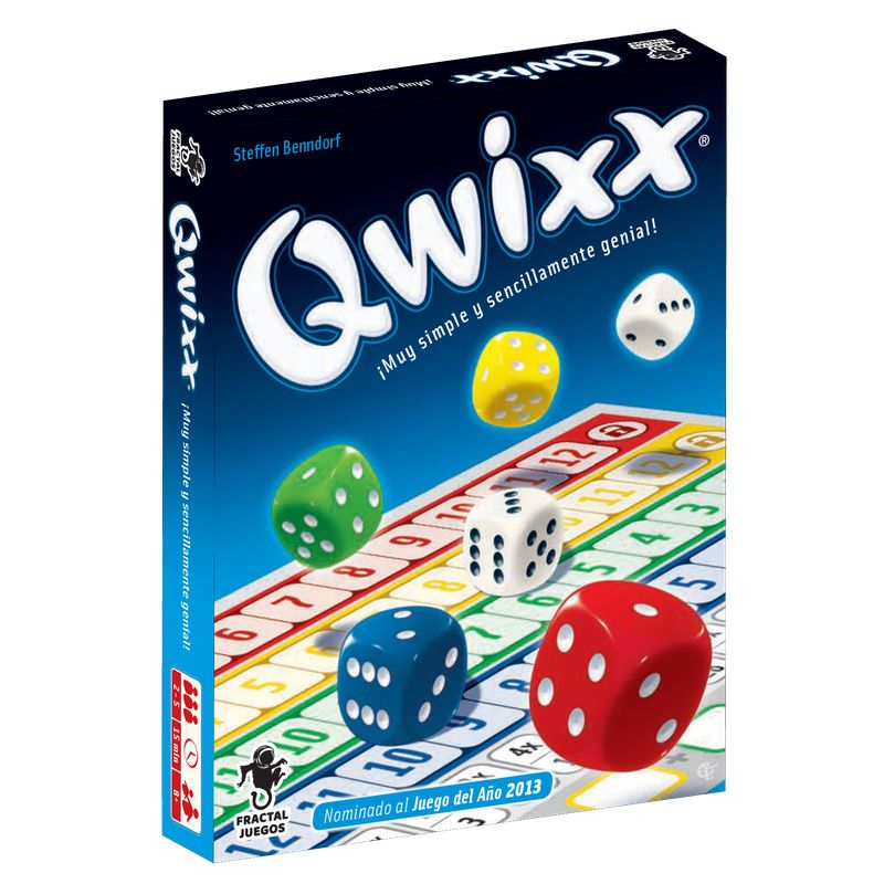 FRACTAL JUEGOS - Qwixx - Juego De Mesa - Español