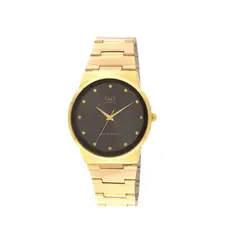Q&Q - Reloj de Hombre Dorado Analógico