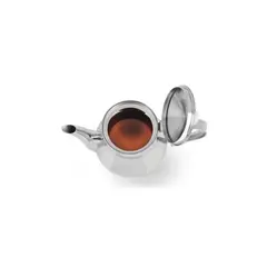 GENERICO - Tetera Té Acero Preparar Infusiones Filtro 700 ml