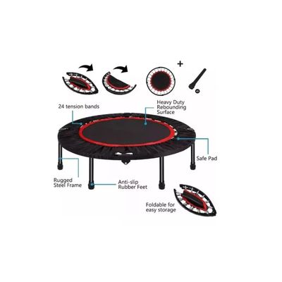 Imagen 2 del producto Trampolín Home Fitness Plegable 100cm Cama Elástica Portátil