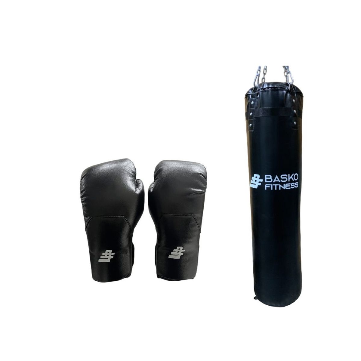 BASKO FITNESS - Saco Boxeo 80 KG + Guantes 12 Oz Pack