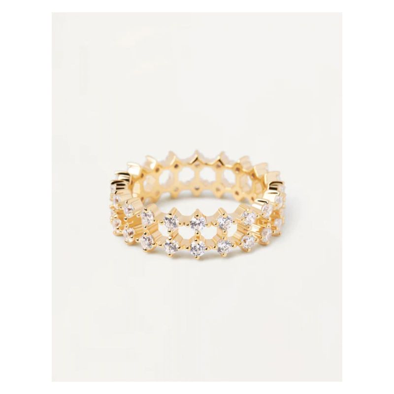 PDPAOLA - Anillo PDPaola An01-882-12 Dorado Mujer