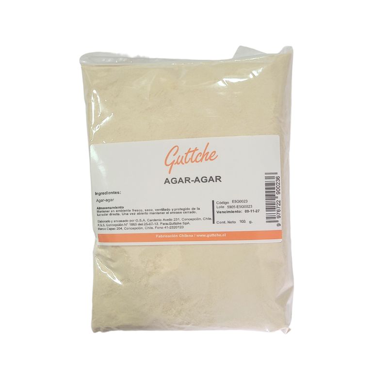 GENERICO - Agar Agar Guttche Gelatina Neutra 100 grs