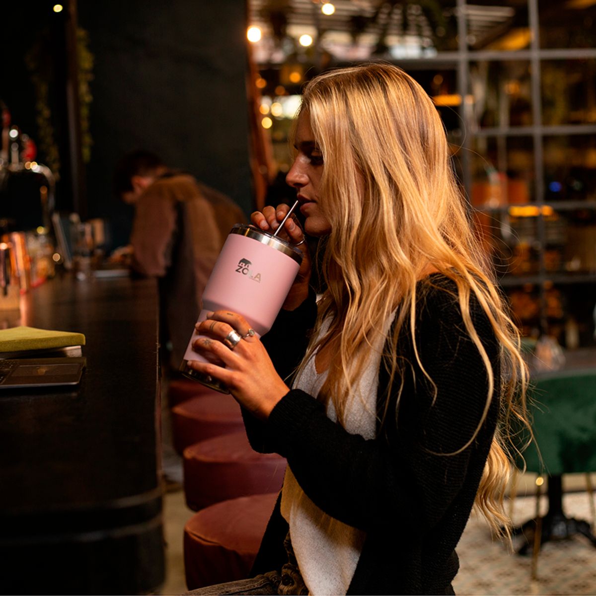 ZOLA OUTDOORS - Vaso Termico Zola 900ml  Rosado