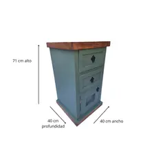 CASAHOGGAR - Velador Rustico Pack Verde Consenza