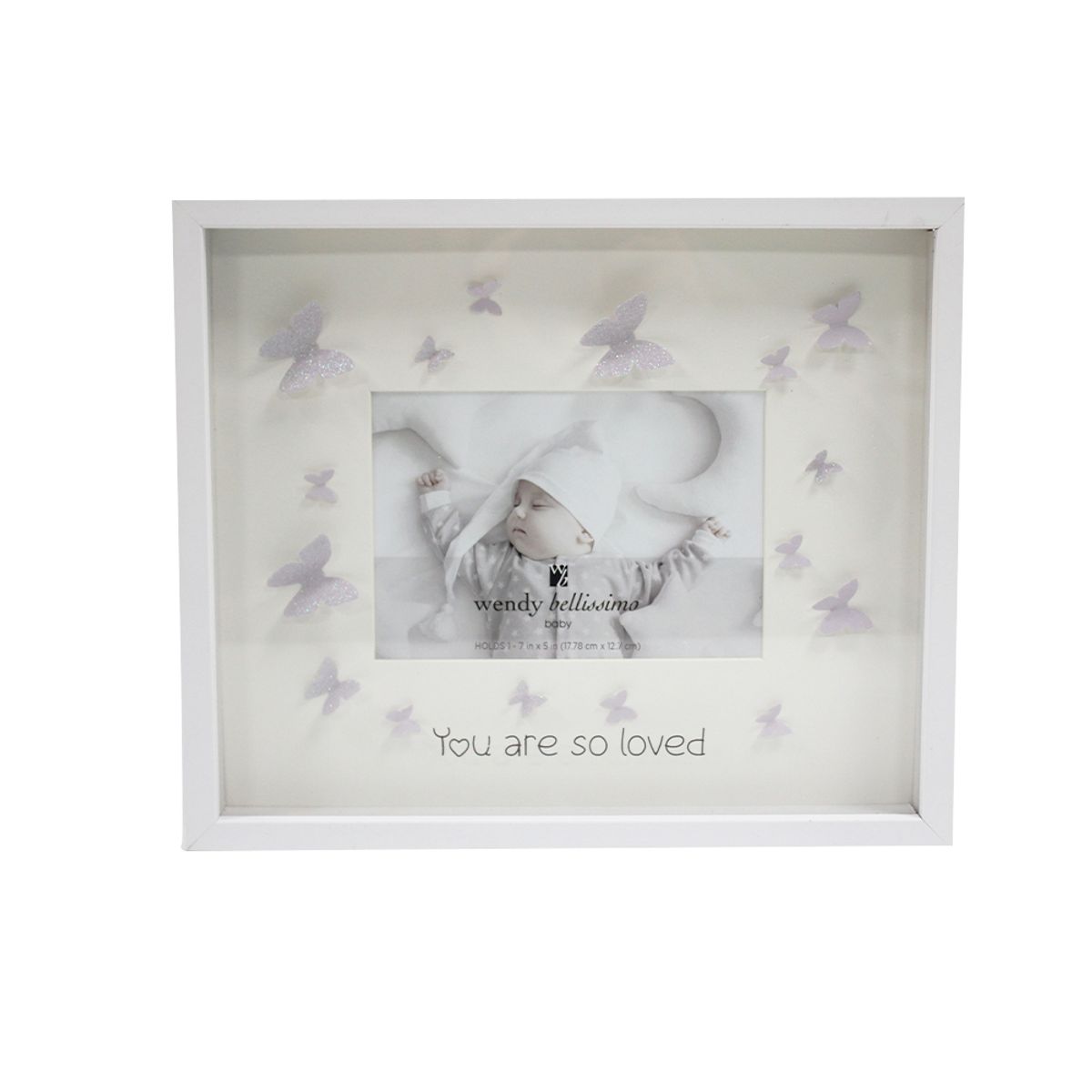 NEWTREE - Marco Foto Diseño Mariposa 32x27cm