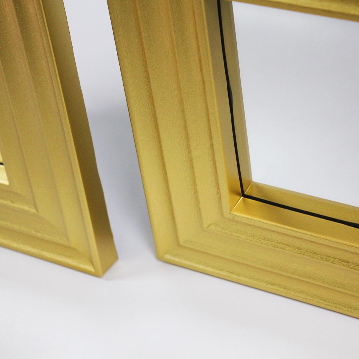 NEWTREE - Set Espejo Decorativo Dorado 3pcs