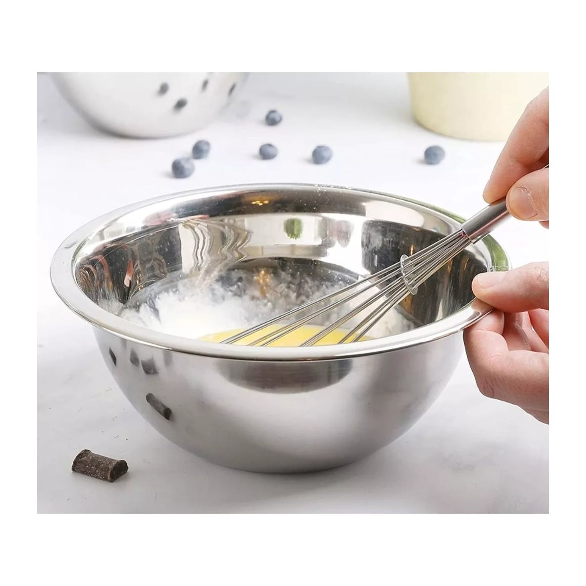 GENERICO - Ensaladera Acero Bowl 24cm Mezclador Cocina Hogar