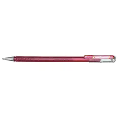 PENTEL - Lápiz gel Hybrid Duo Metal Rosado / Rosado Metálico