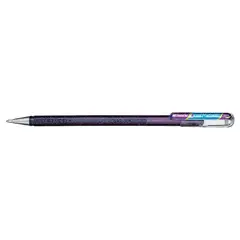 PENTEL - Lápiz gel Hybrid Duo Metal Violeta / Azul Metálico