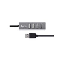 Cable HUB USB 4 Puerto Gris