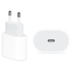 APPLE - Cargador Adaptador 20w + Cable C a C Para IPhone 15