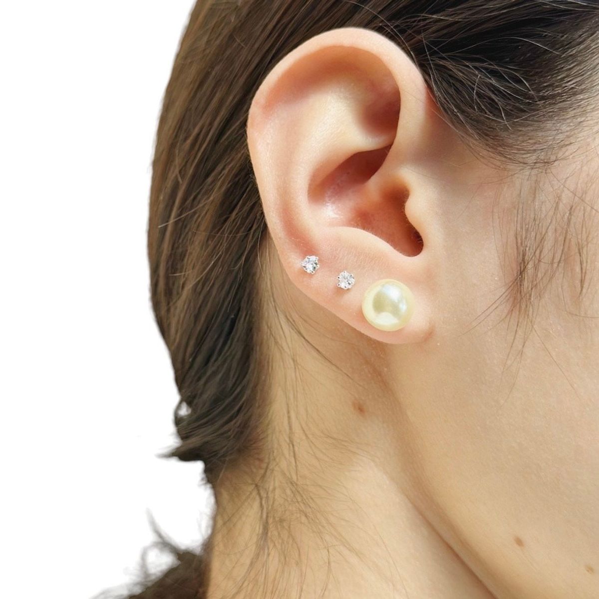 GENERICO - ARO BAÑO DE PLATA PERLA 9 MM