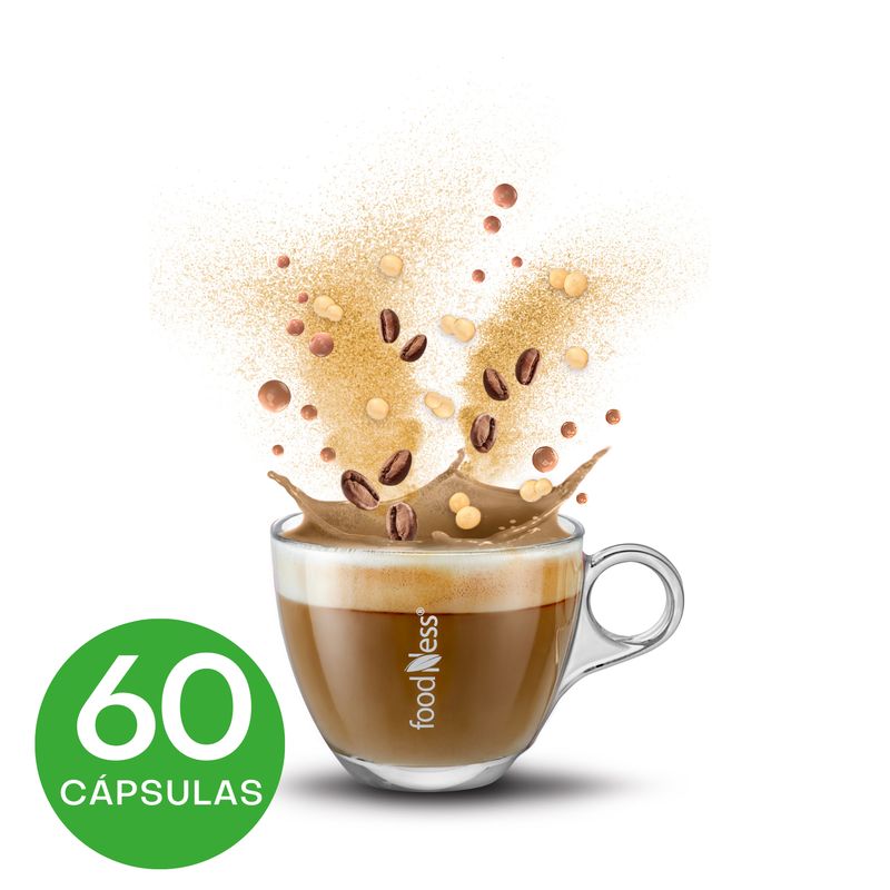 FOODNESS - Cappuccino Avena Dolce Gusto Compatible - 60 cápsulas