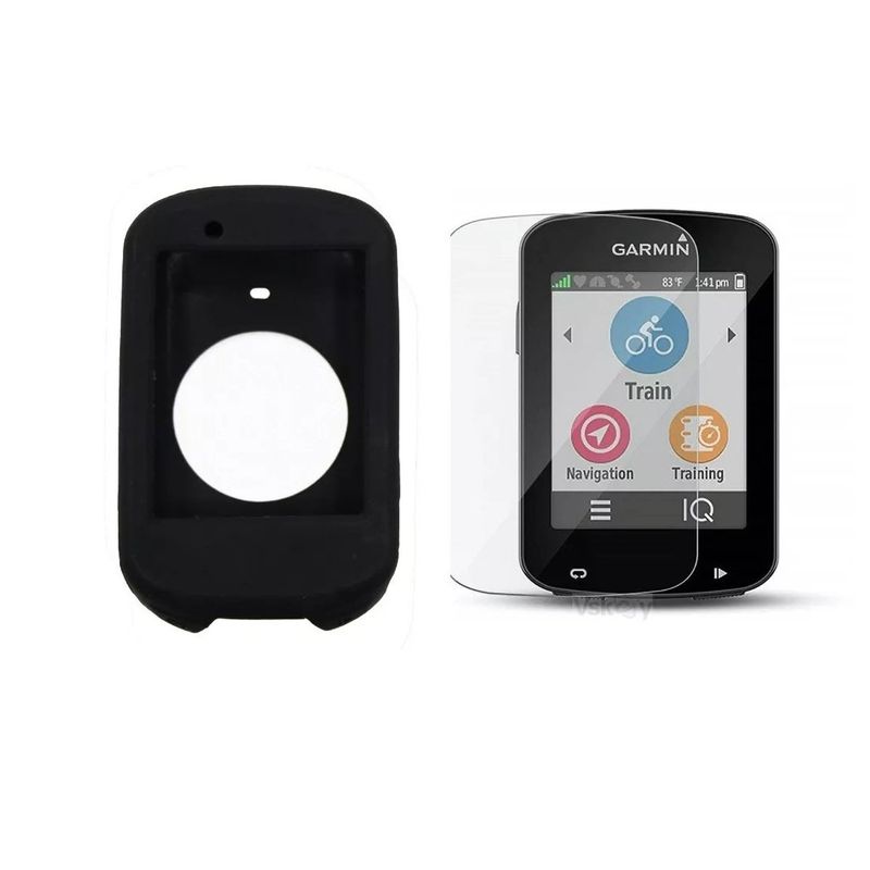 GENERICO - Lamina Vidrio Templado + Funda Silicona Garmin Edge 530