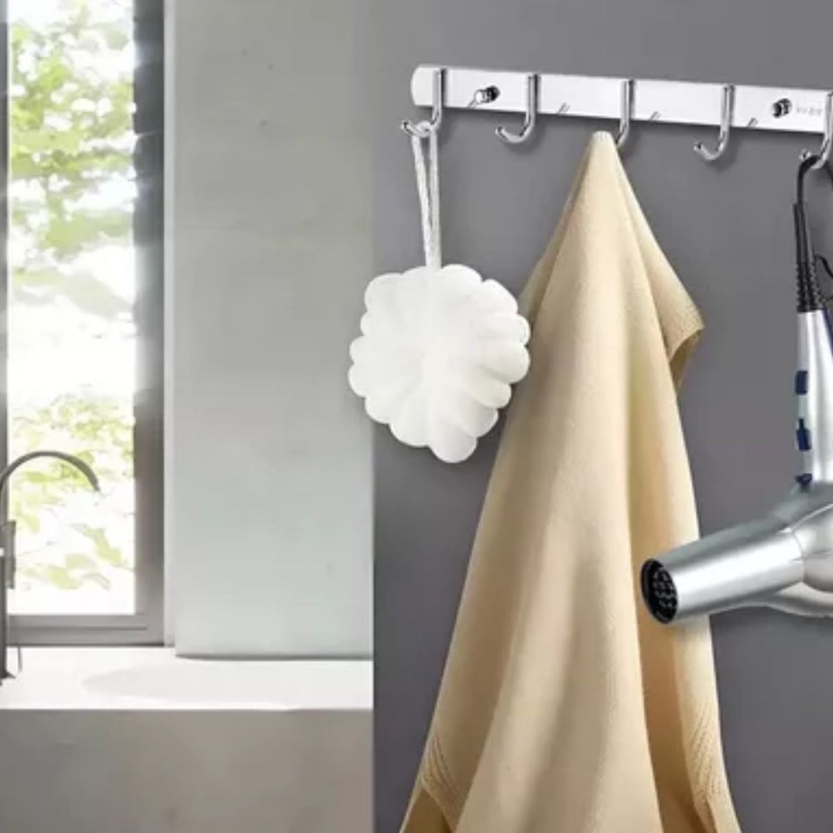 OEM - Set 3 Colgador Perchero De Pared 6 Ganchos