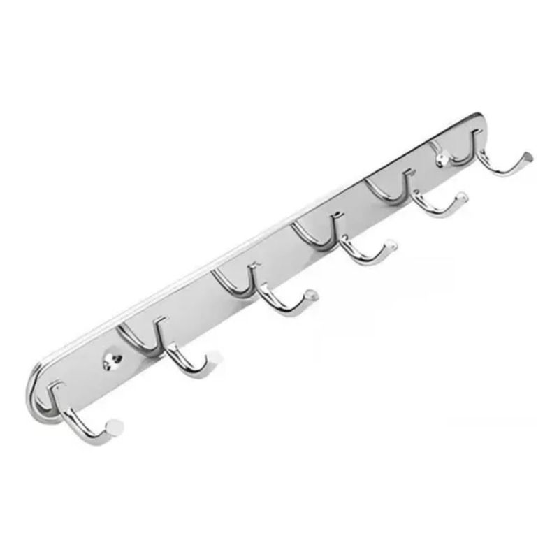 OEM - Set 3 Colgador Perchero De Pared 6 Ganchos