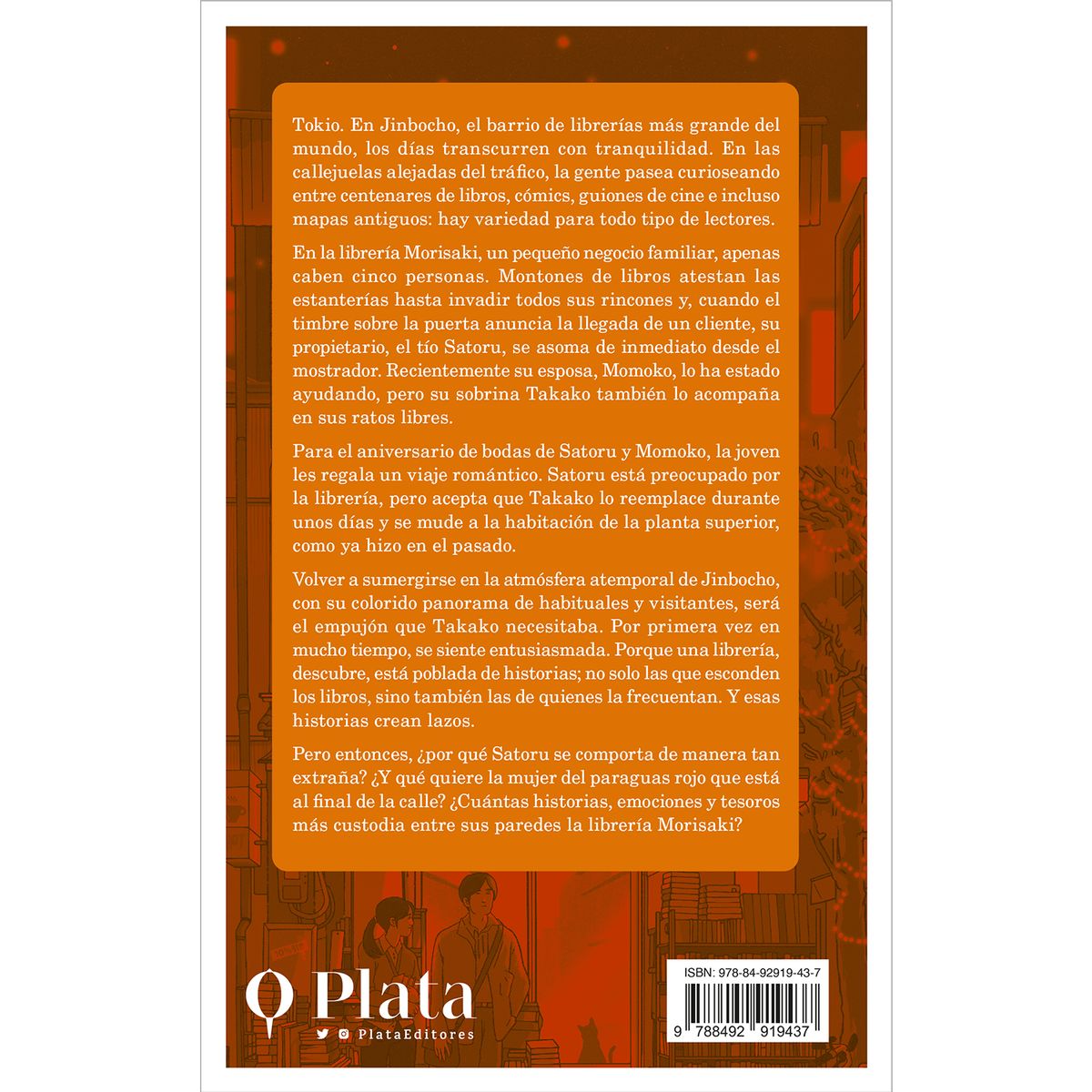 EDICIONES URANO - LIBRO Velada En La Librería Morisaki, Una