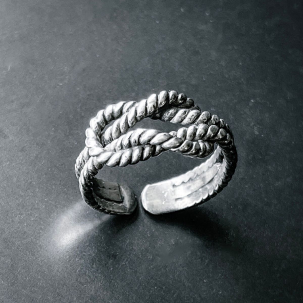 MALEVO JOYAS - Anillo de Plata NUDO