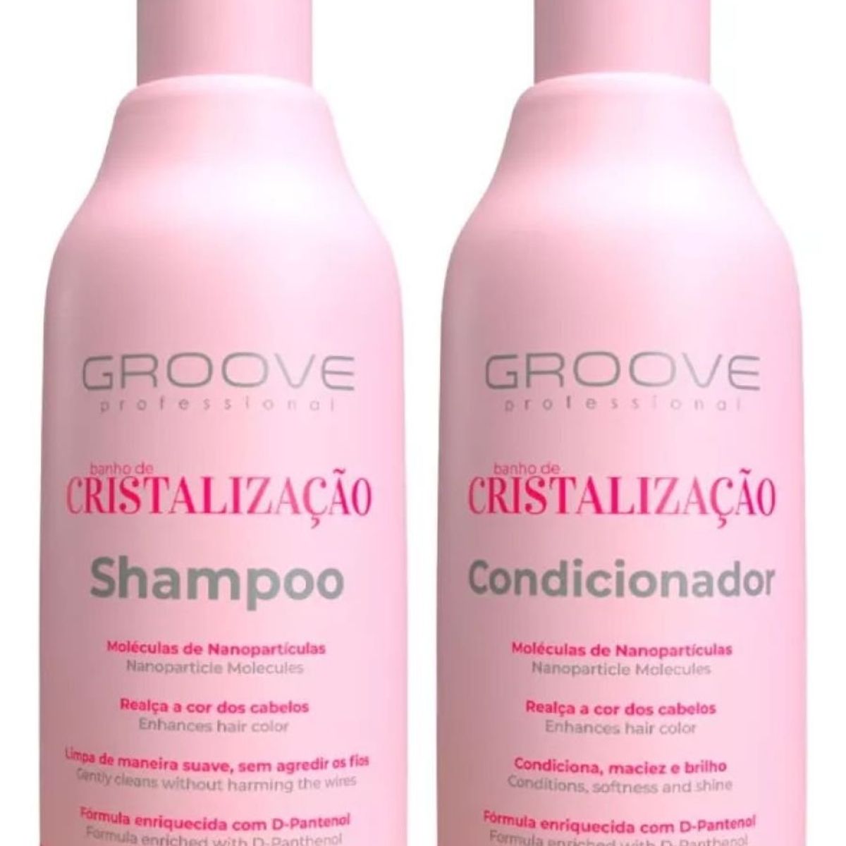 GROOVE PROFESIONAL - Shampoo y Acondicionador Baño de Cristalización Groove 300 ml