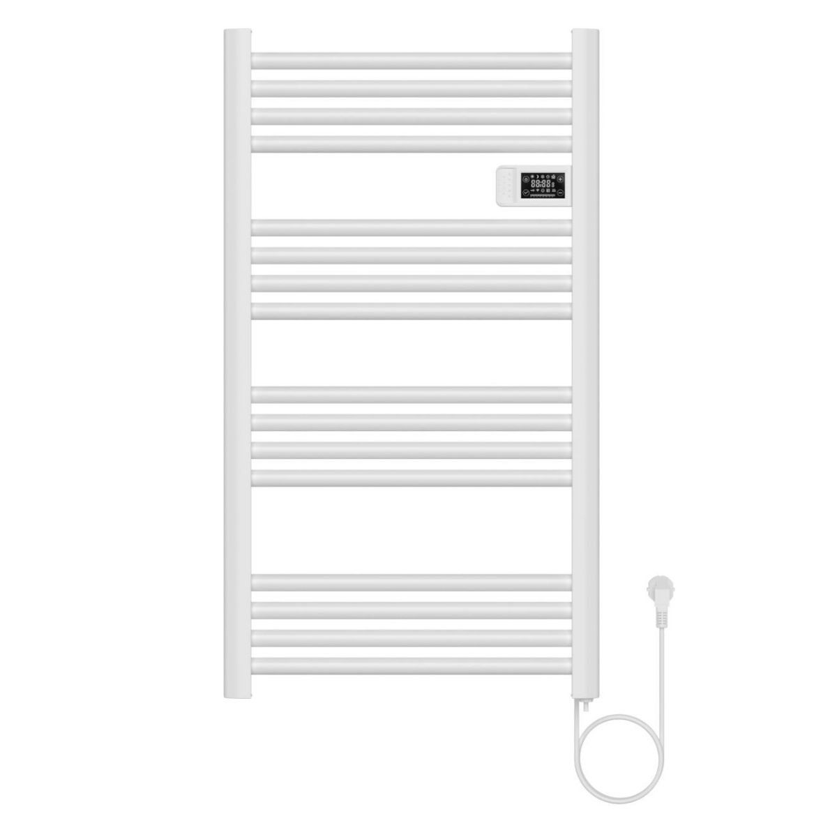 VERKEN - Secador Toallas Vesubio - Calentador Toallero Eléctrico Mural - Blanco