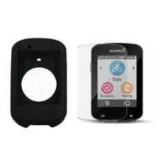 GENERICO - Lamina Vidrio Templado + Funda Silicona Garmin Edge 830 - Multicolor
