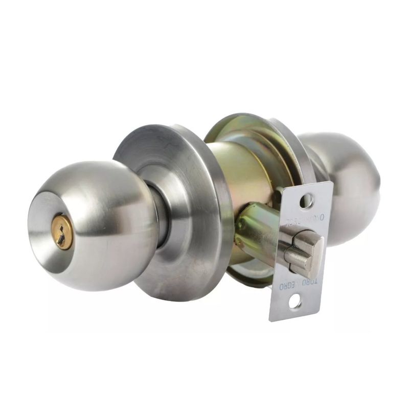IMPORTCLICK - Chapa Cerradura Puerta Llave Plateada IMPORTCLICK