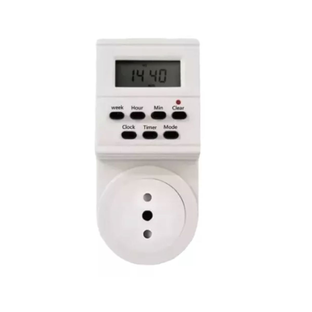 GENERICO - Enchufe Timer Digital Programable Temporizado 24h 230v 3500w