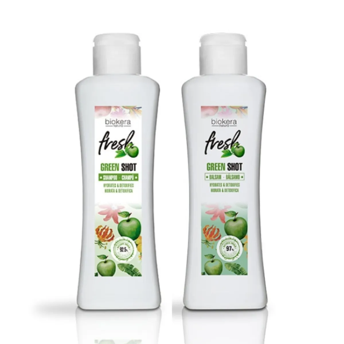SALERM - salerm shampoo y acondicionador green shot hidratacion detox