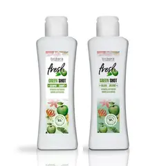 SALERM - Shampoo y acondicionador green shot hidratacion detox