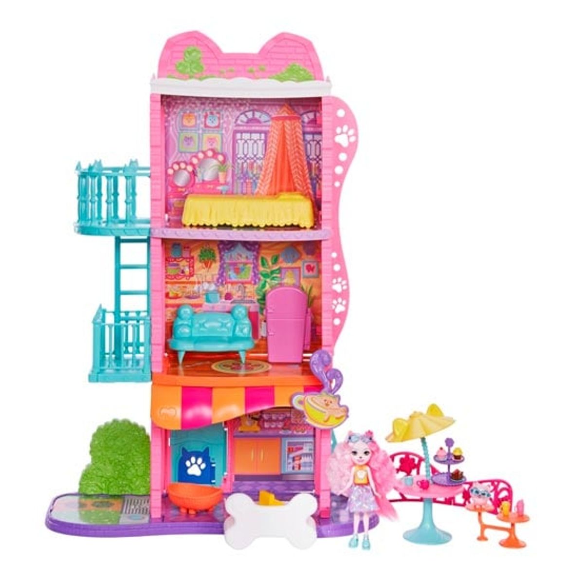ENCHANTIMALS - Casa Enchantimals Mega Apartamento de City Tales 71 cm alto