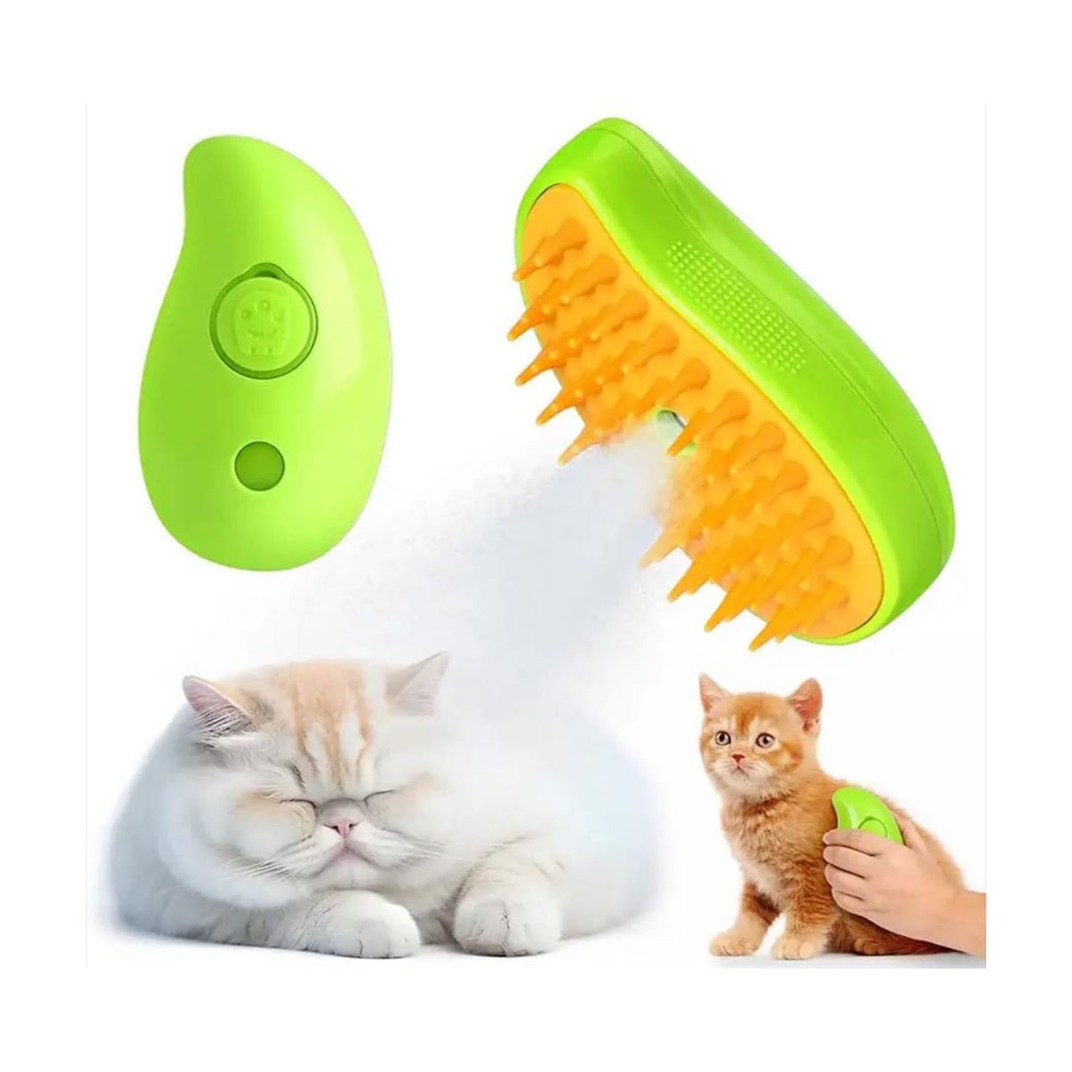 GENERICO - Cepillo Con Vapor Para Gatos