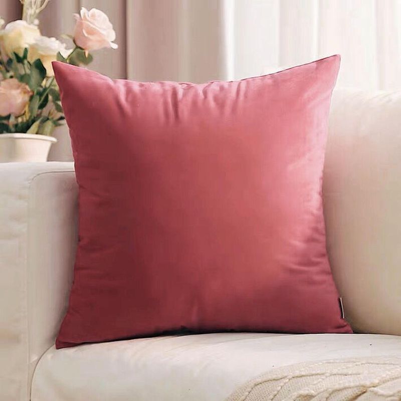 GENERICO - Funda Para Cojin Terciopelo Liso Velvet Variedad De Colores