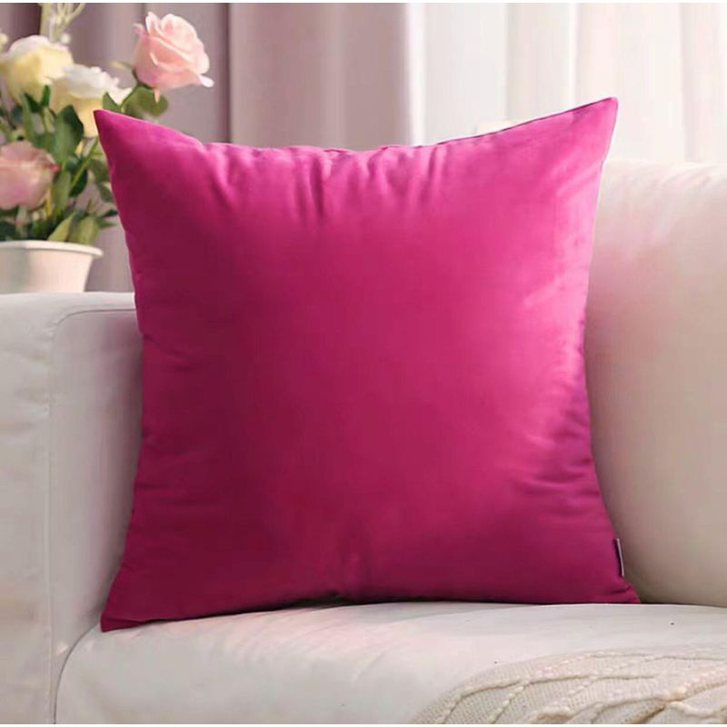 GENERICO - Funda Para Cojin Terciopelo Liso Velvet Variedad De Colores