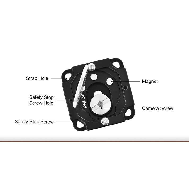 GENERICO - Sunwayfoto Pm-38 Placa Qr Universal