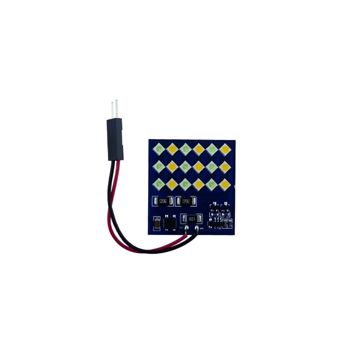 OEM - LED X 18 TIPO FUSIBLE LUZ AZUL Y CALIDA 18 LED