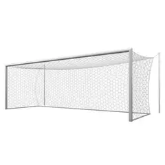 JUGUETON - Arco Portería Fútbol 11 Profesional 7m Largo Postes Traseros